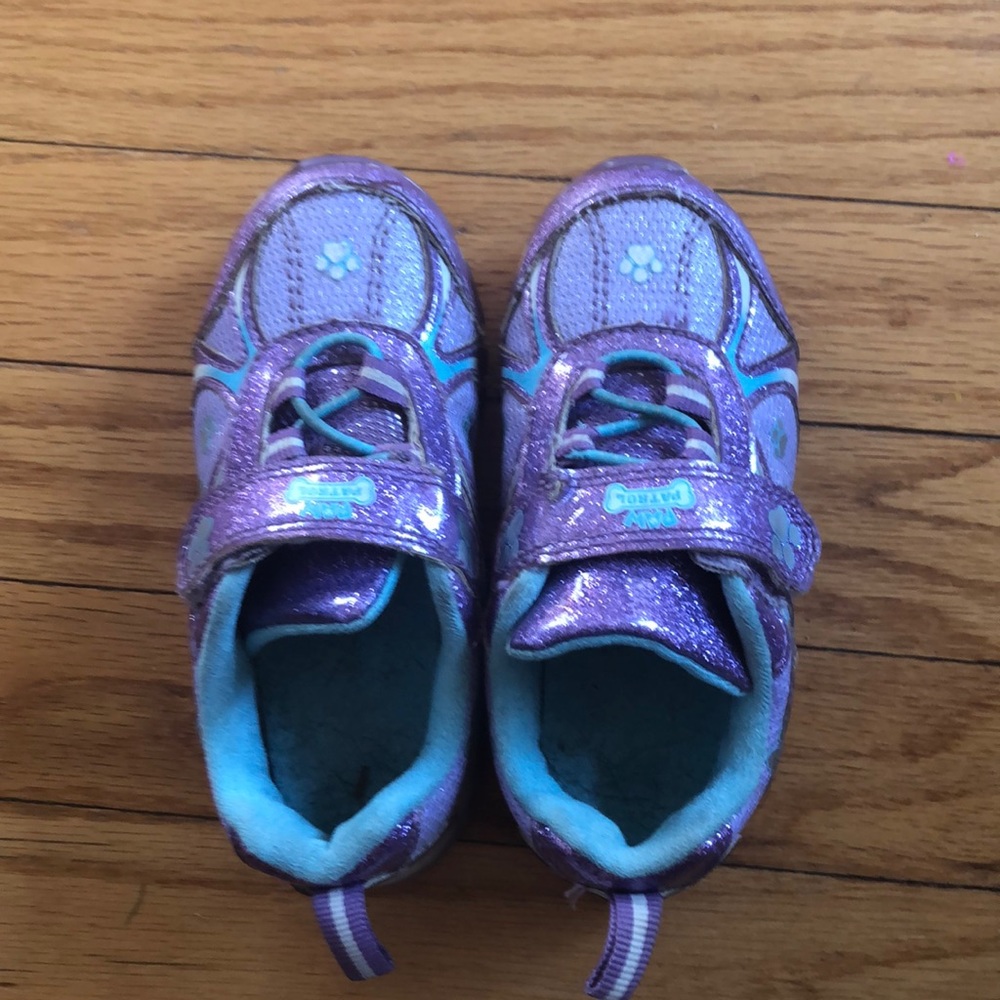 Toddler girl Paw Patrol light up sneakers